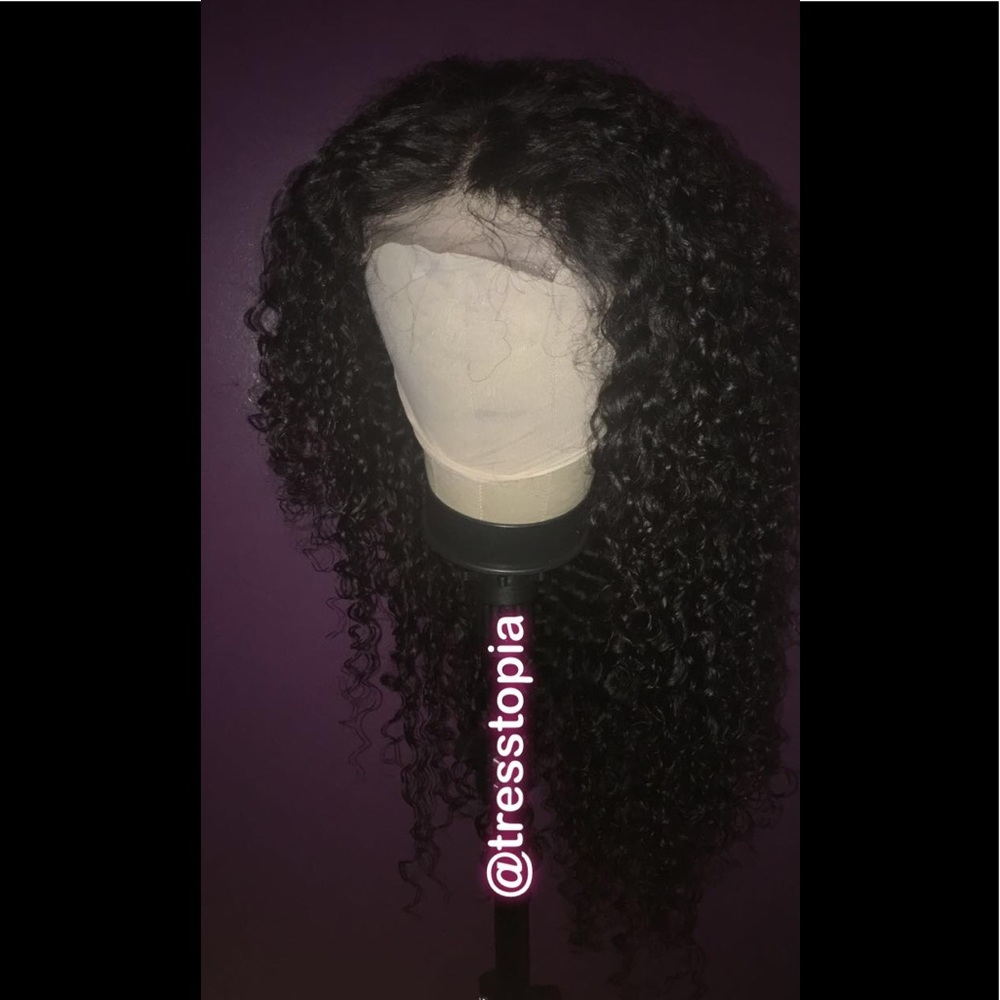 Peruvian Deep Curly Human Hair Wig